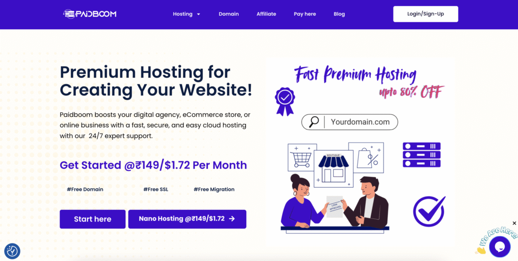 Paidboom hosting
